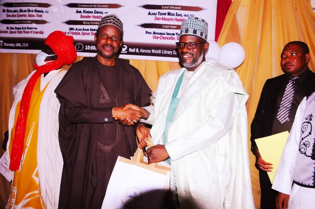 Traditional title holders and dignitaries at a Faculty event